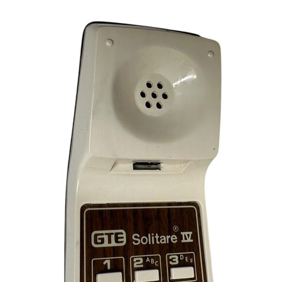 GTE Solitare IV Push Button Telephone Wood Grain Landline Vintage Retro in Box - Picture 11 of 15